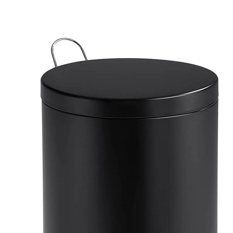 Honey-Can-Do 30 Liter Step Trash Can - Black