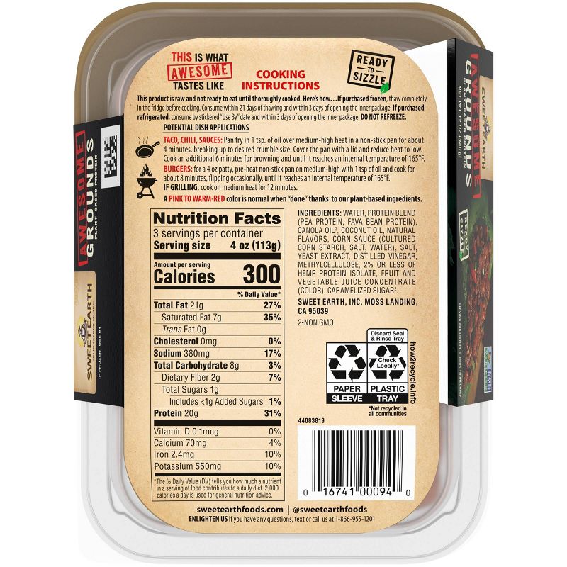 Sweet Earth Awesome Grounds - 12oz