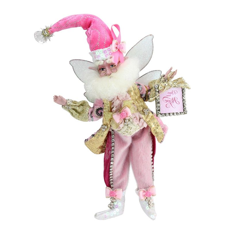 Mark Roberts Products 10" Spirit of Hope Breast Cancer Awareness Fairy Small - Pink/Gold