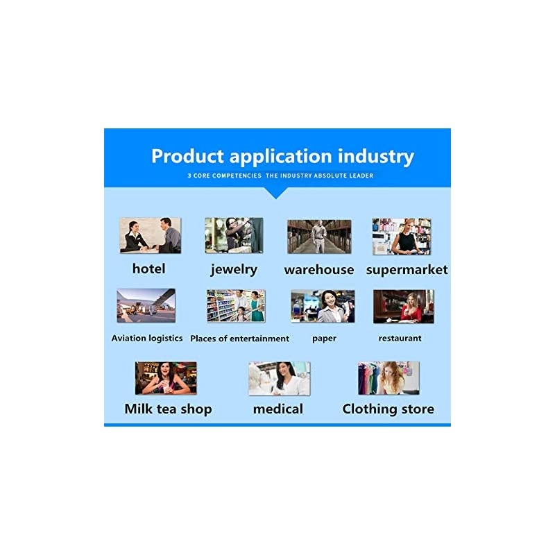 POS Thermal USB Interfaces Printer, POS Printer with Thermal Paper Rolls - Auto Cutter - Cash Drawer Port - Works on Windows XP/Vista/7/8/8.1/10 Uses (Black)