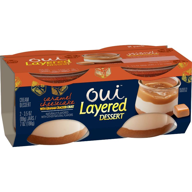 Oui by Yoplait Layered Desserts Caramel Cheesecake - 7oz