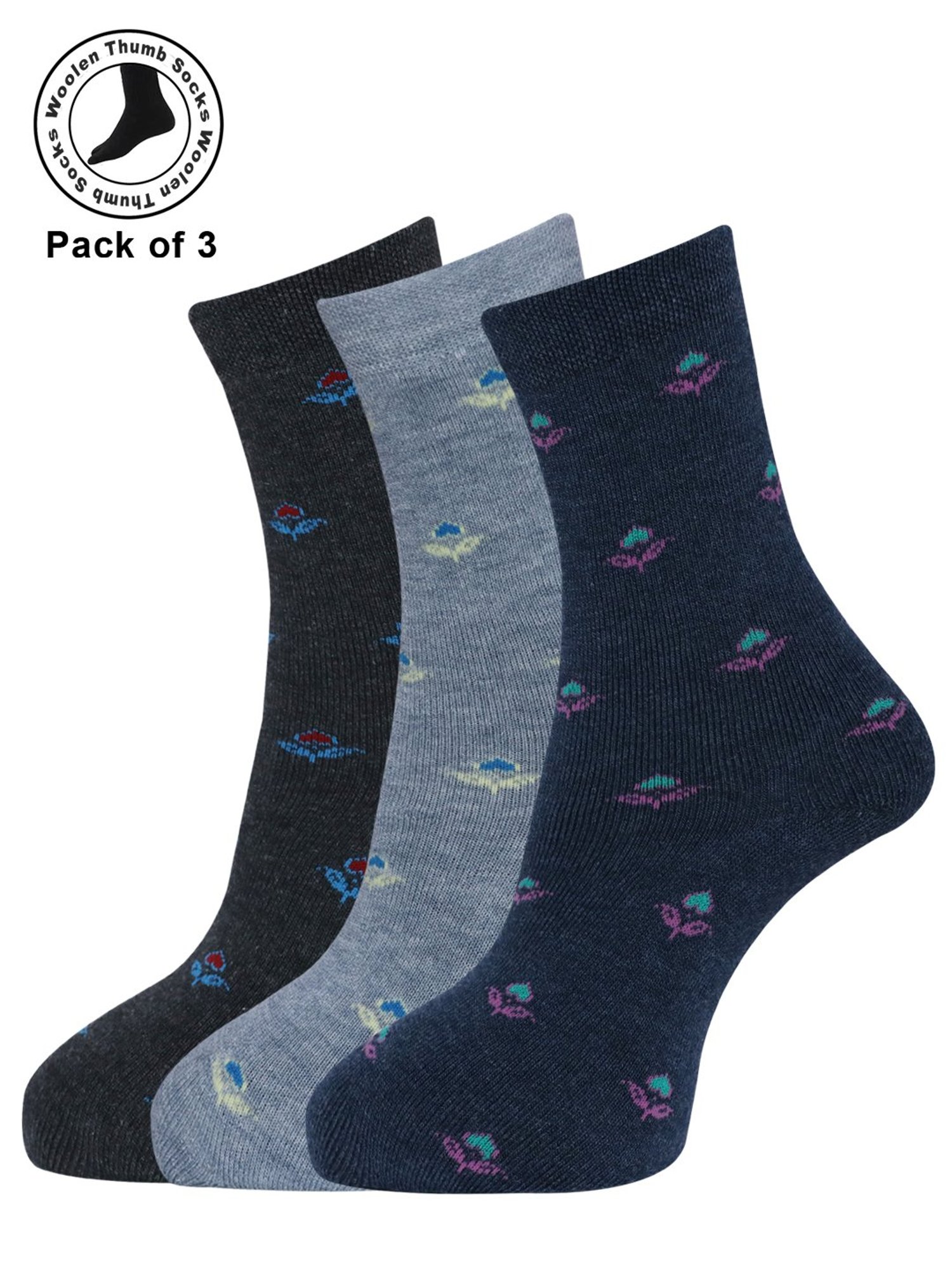 Dollar Assorted Socks - Pack of 3