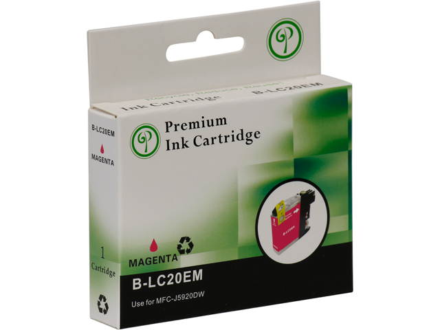 Green Project B-LC20EM Compatible Brother LC 20E Magenta