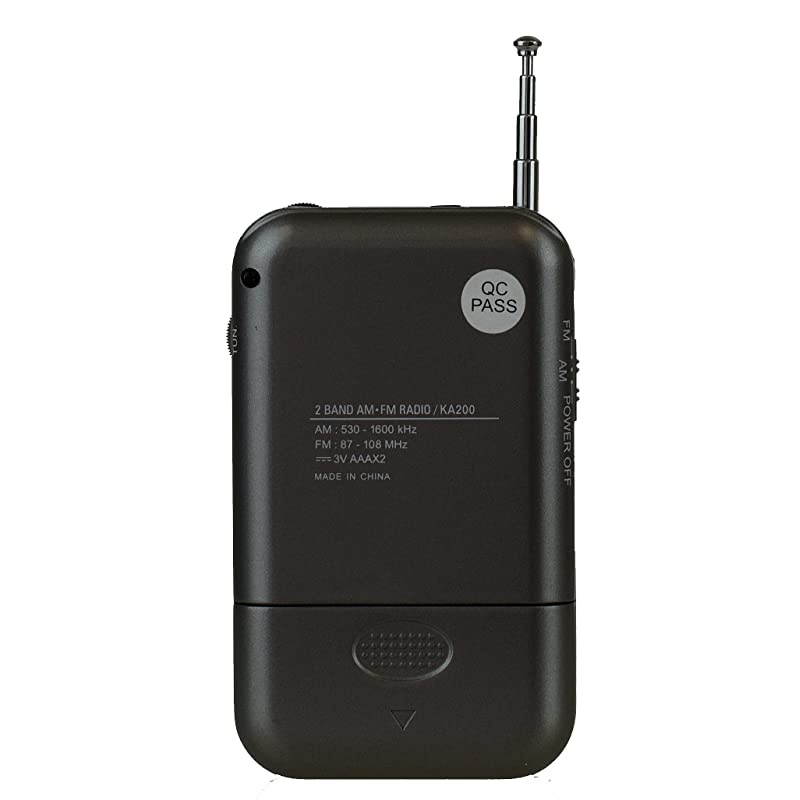 KA200S Pocket AMFM Radio Gray