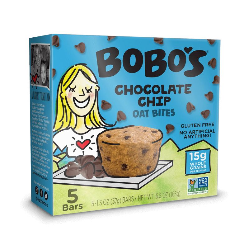 Bobo's Original with Chocolate Chips Bites - 6.5oz