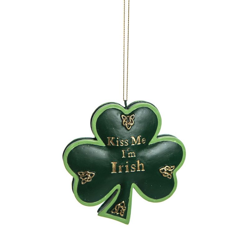 Noble Gems 4.0" Irish Angel Harp Saint Patricks Day  -  Tree Ornaments