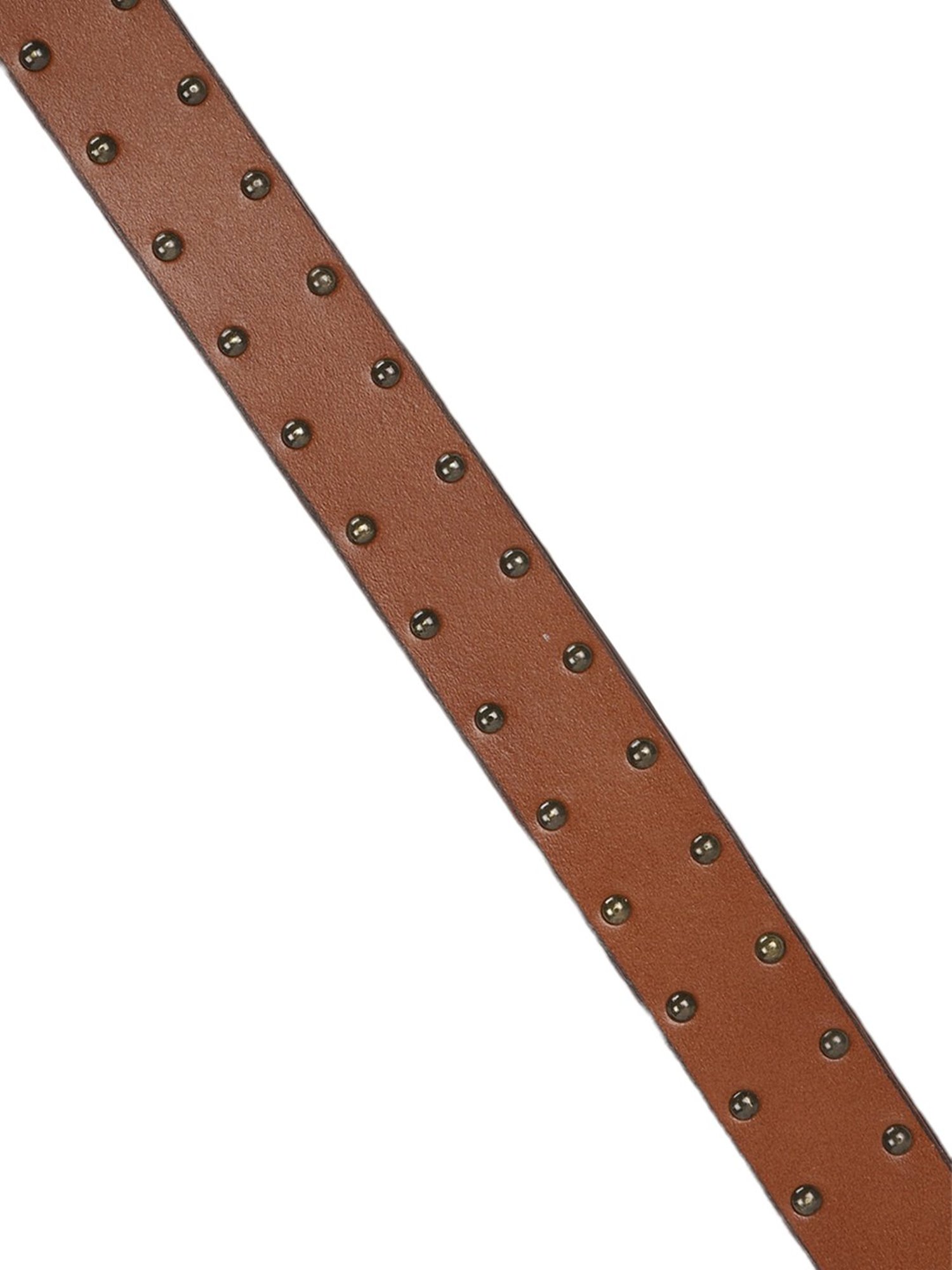 American Eagle Brown Leather Rivets Waist Belt For Men