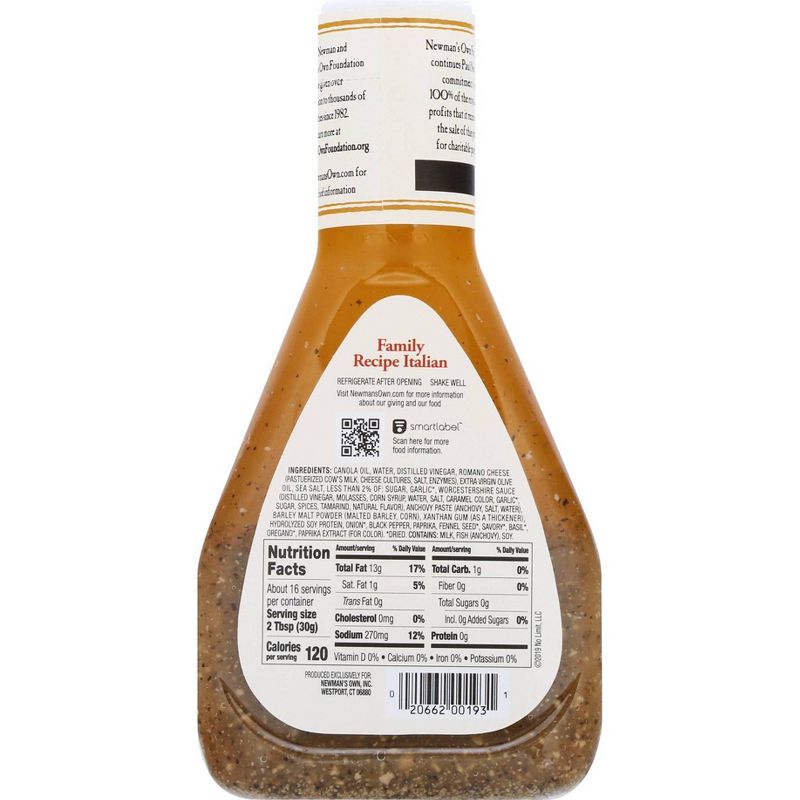 Newman's Own Family Recipe Italian Dressing - 16fl oz