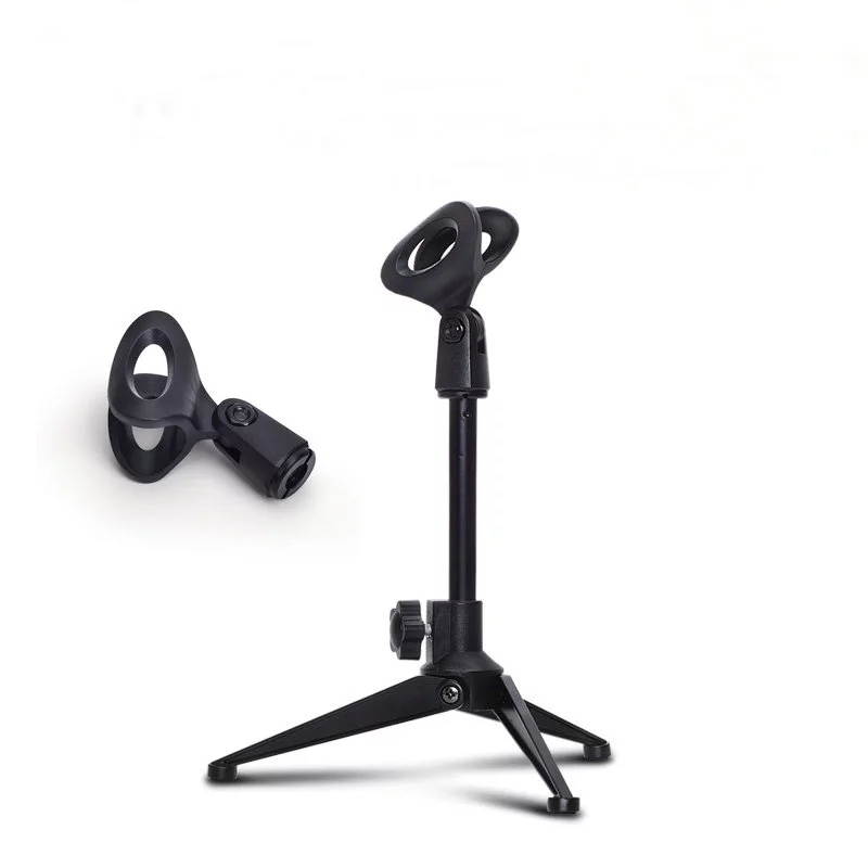 Depusheng Microphone Stand Desktop Tripod Stand Wired Wireless Microphone Stand Desktop Microphone Stand