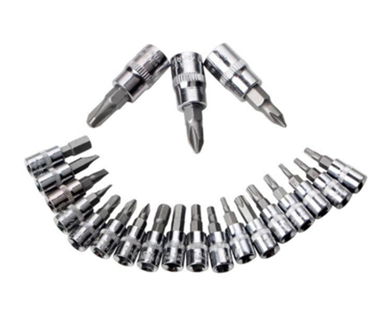 Select Mall 17PCS Sleeve Set Household Tool Combination Auto Repair Tool Box Hexagonal Sleeve Outdoor Tool Sleeve Set