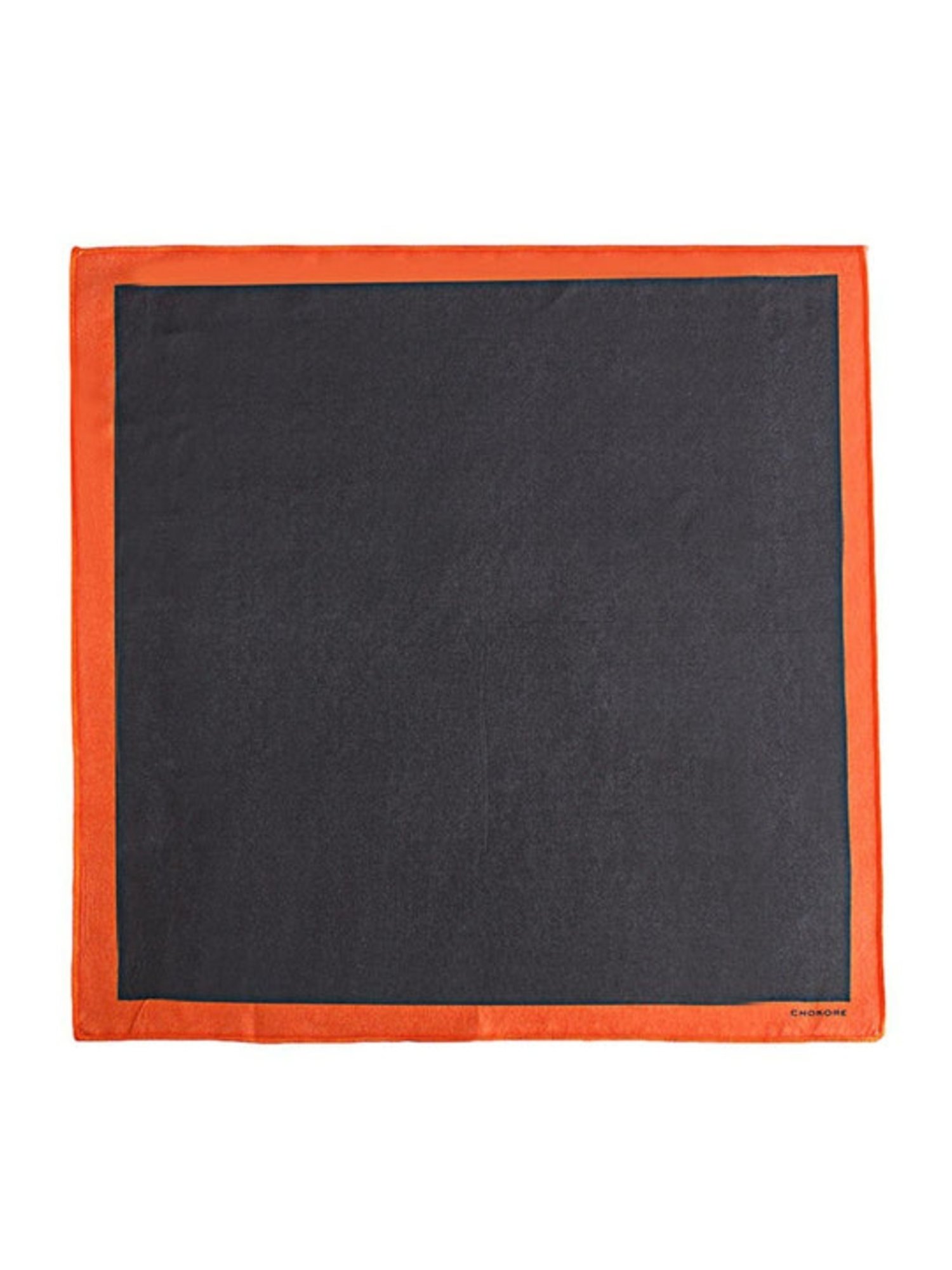 CHOKORE Black Pocket Square