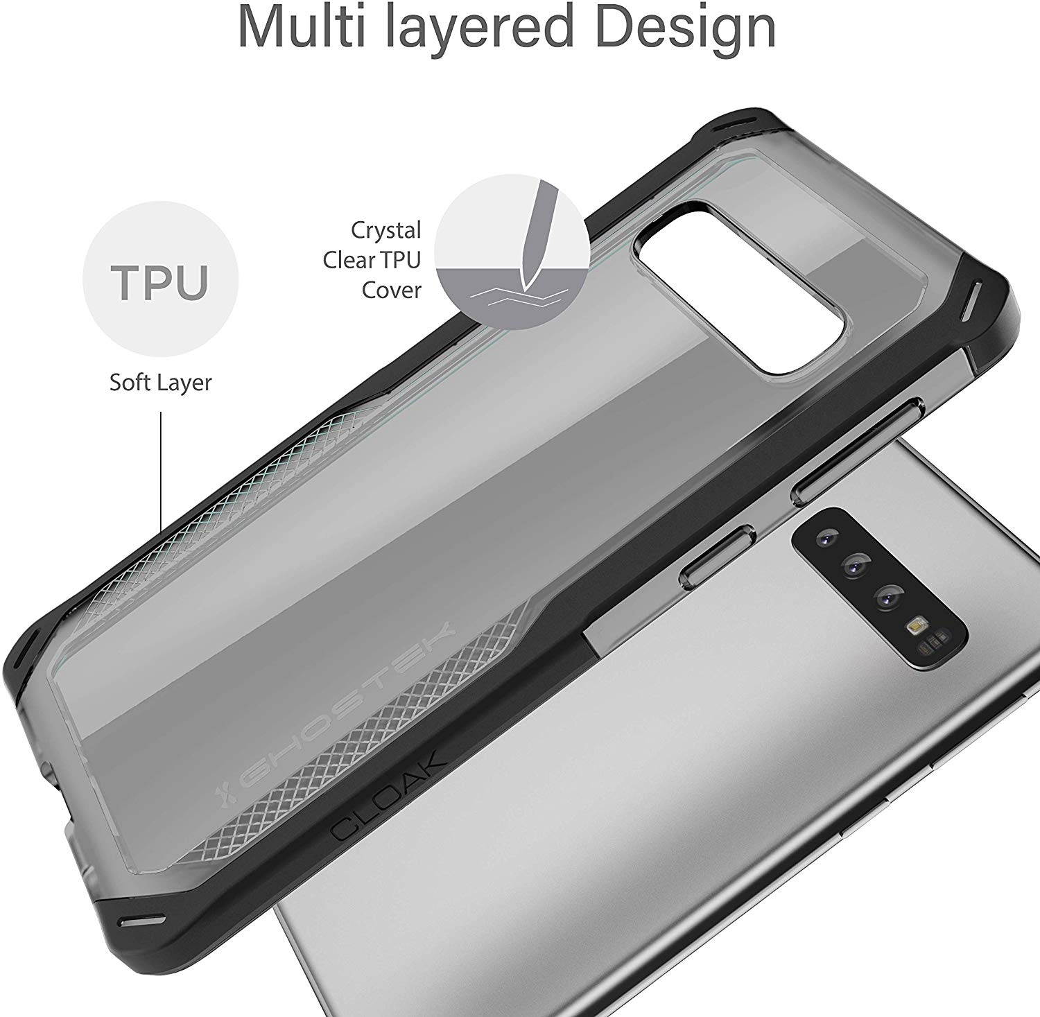 Ghostek Cloak Ultra-Thin Drop Protection Case Designed for Samsung Galaxy S10e &ndash; Pink