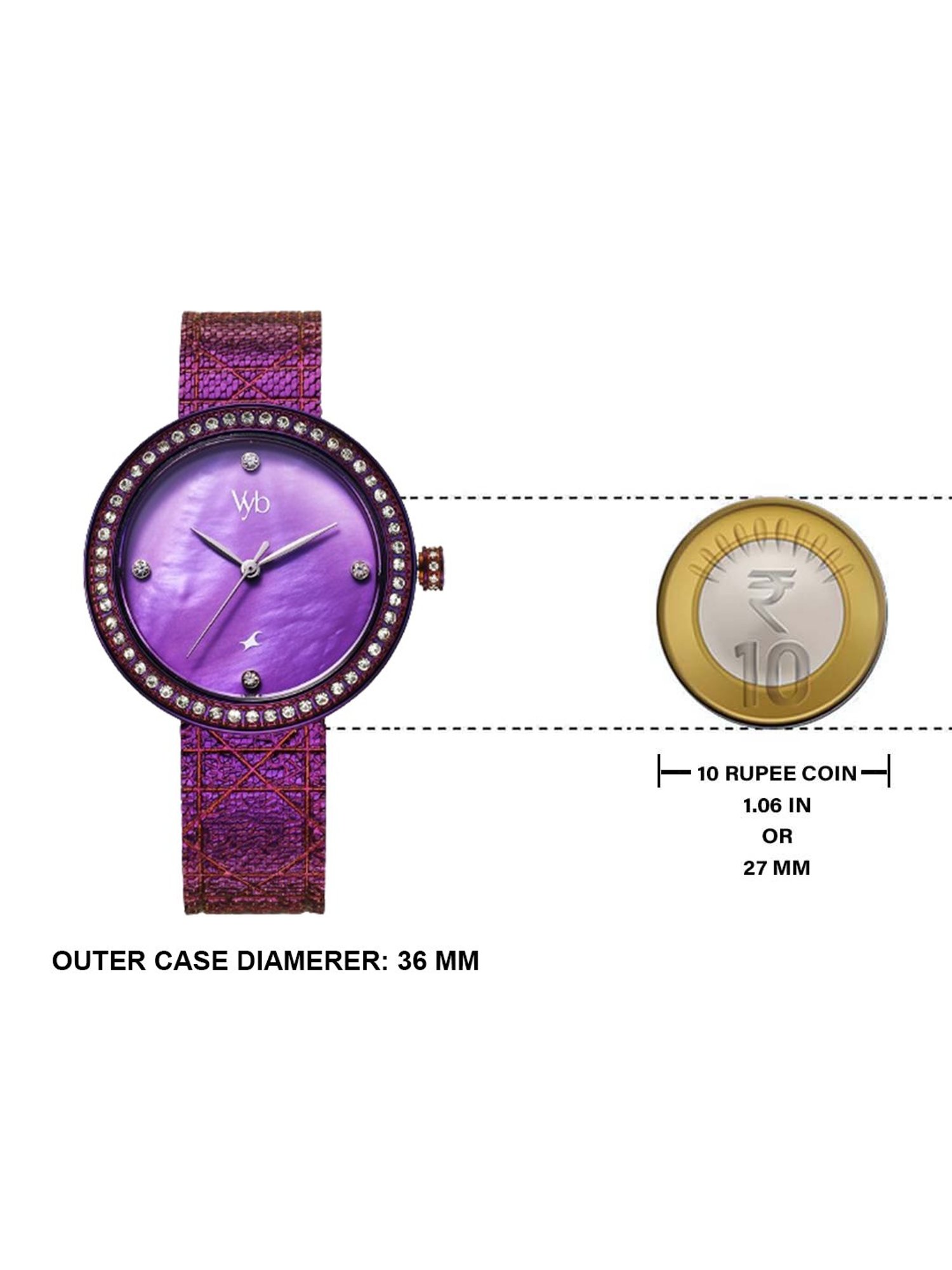 Fastrack Vyb 3.0 FV60056QM01W Analog Watch for Women