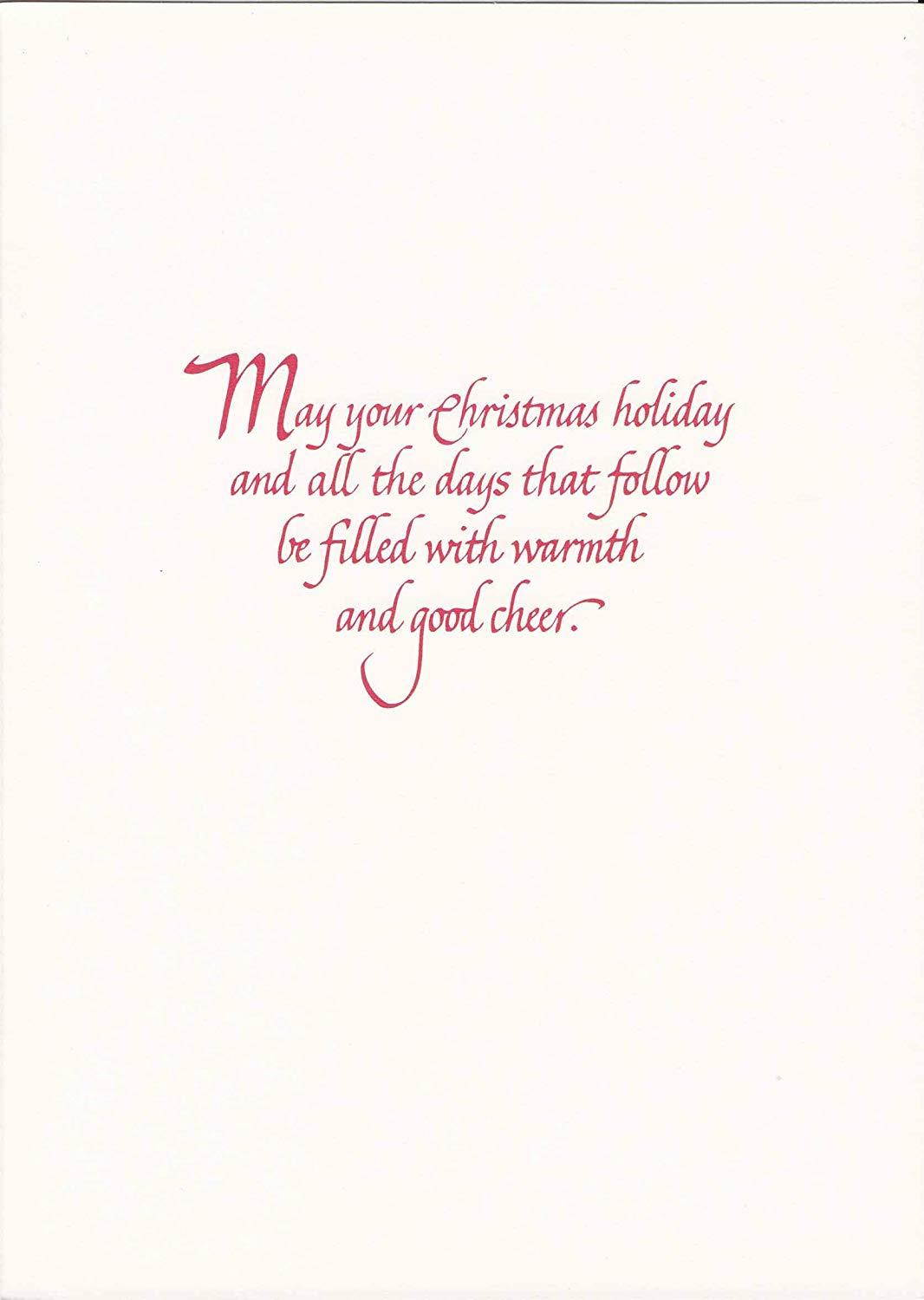 Masterpiece Studios Holiday Collection 16 Cards / 16 Foil Lined Envelopes, Elegant Tree