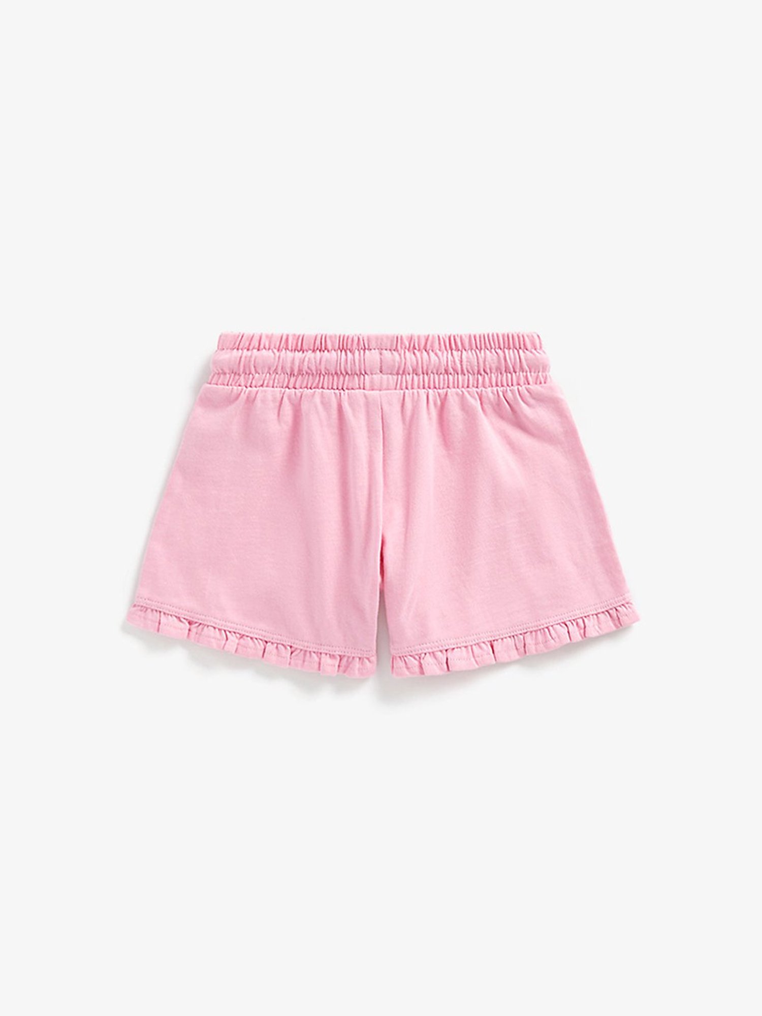 Mothercare Kids Pink Solid Shorts