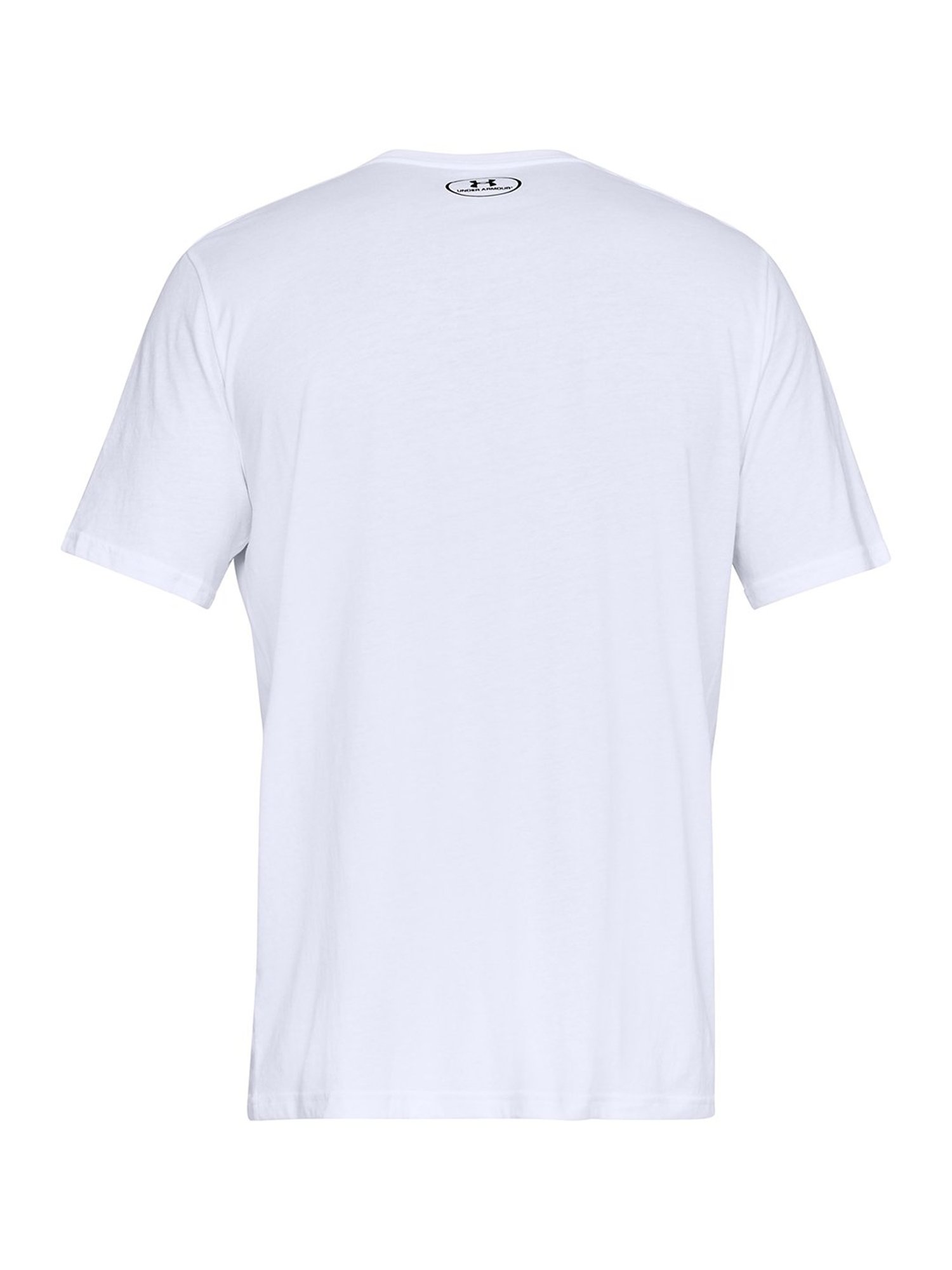 Under Armour White Cotton Slim Fit T-Shirt