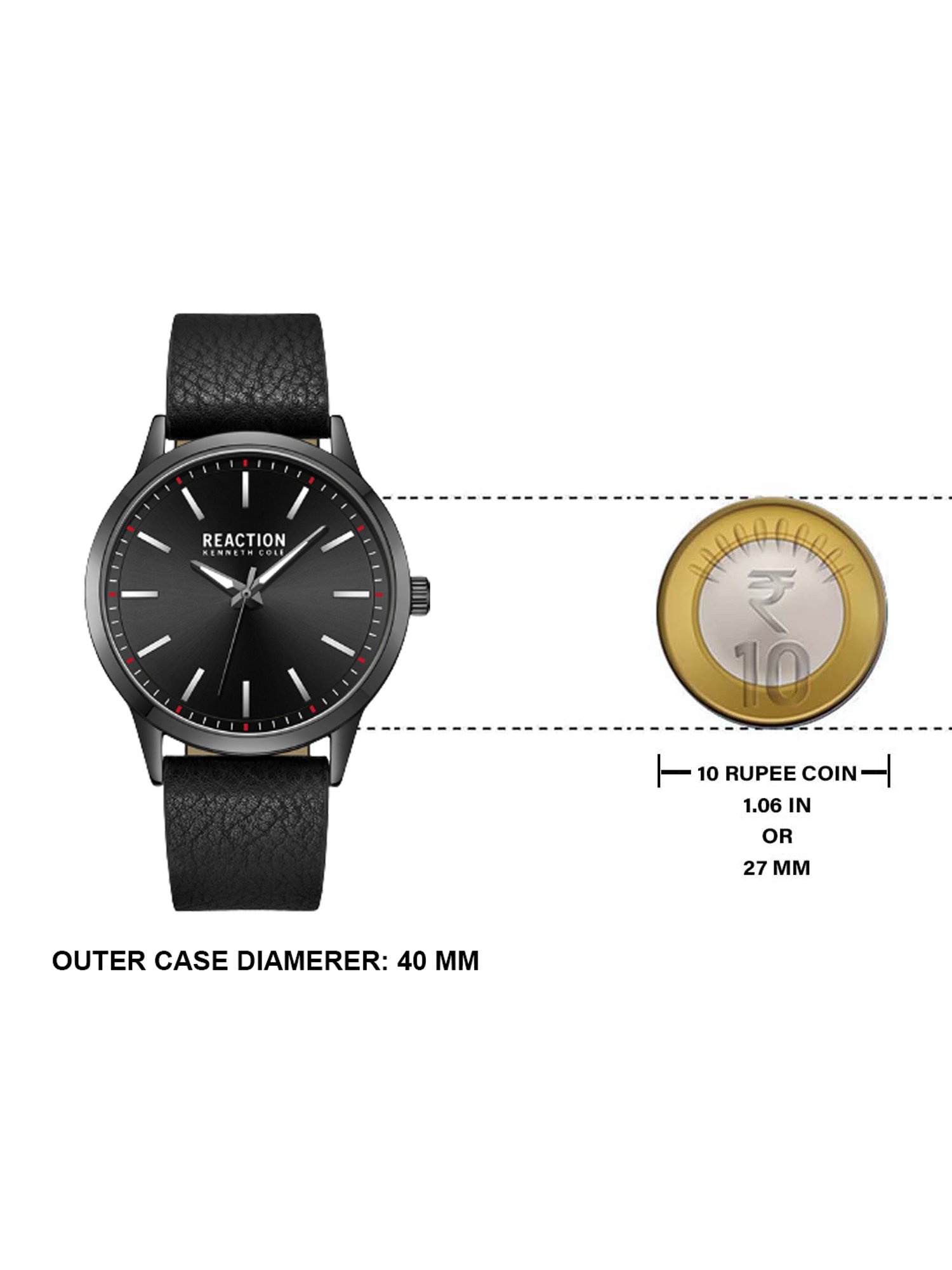 Reaction Kenneth Cole KRWGA9007401 Analog Watch for Men