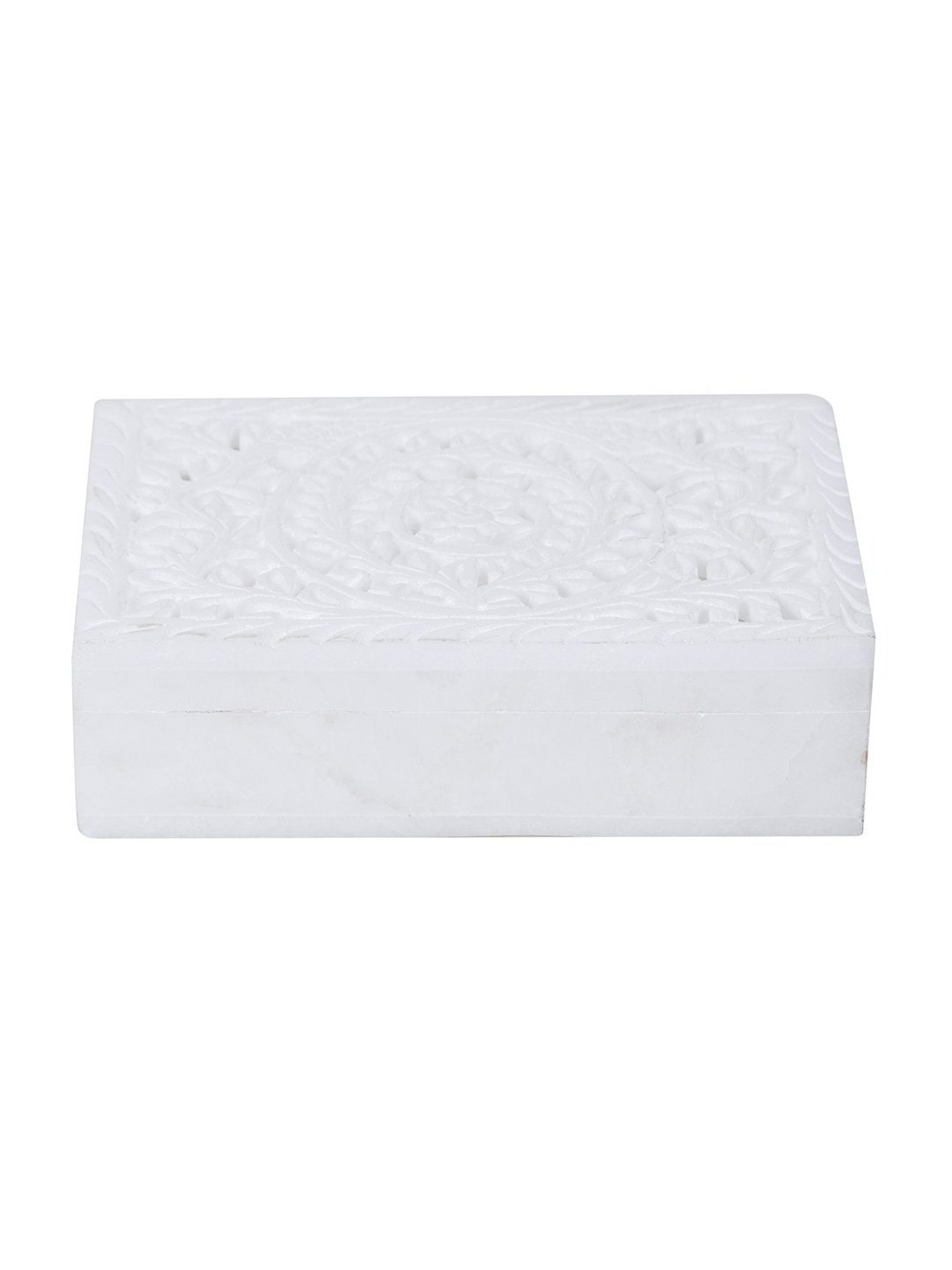 Aapno Rajasthan White Jewellery box