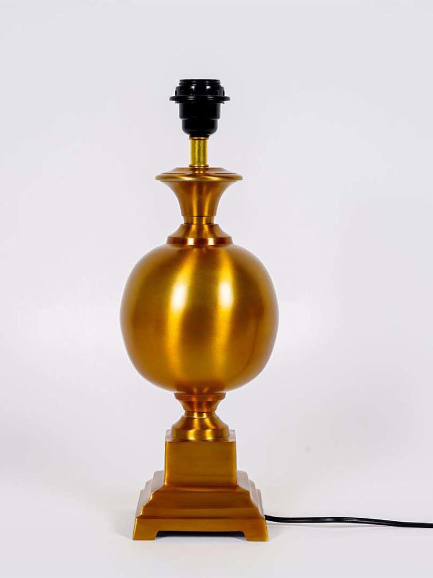 Kapoor Lamp Shades Gold Metal Faris Table Lamp With Cotton Shade