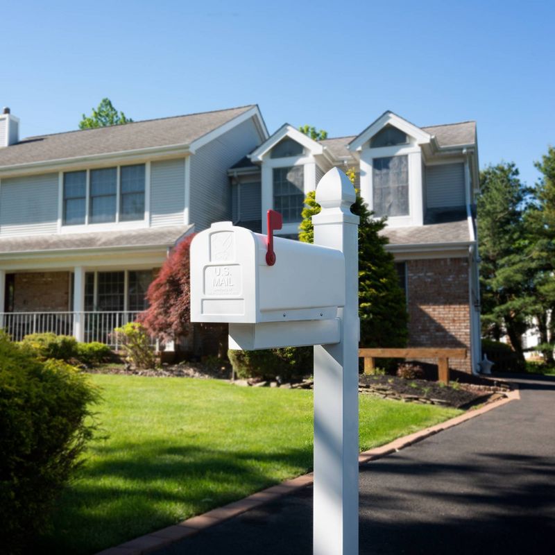 Step2 583799 Locking Deluxe Package Parcel Mail Delivery Box Plastic, Black