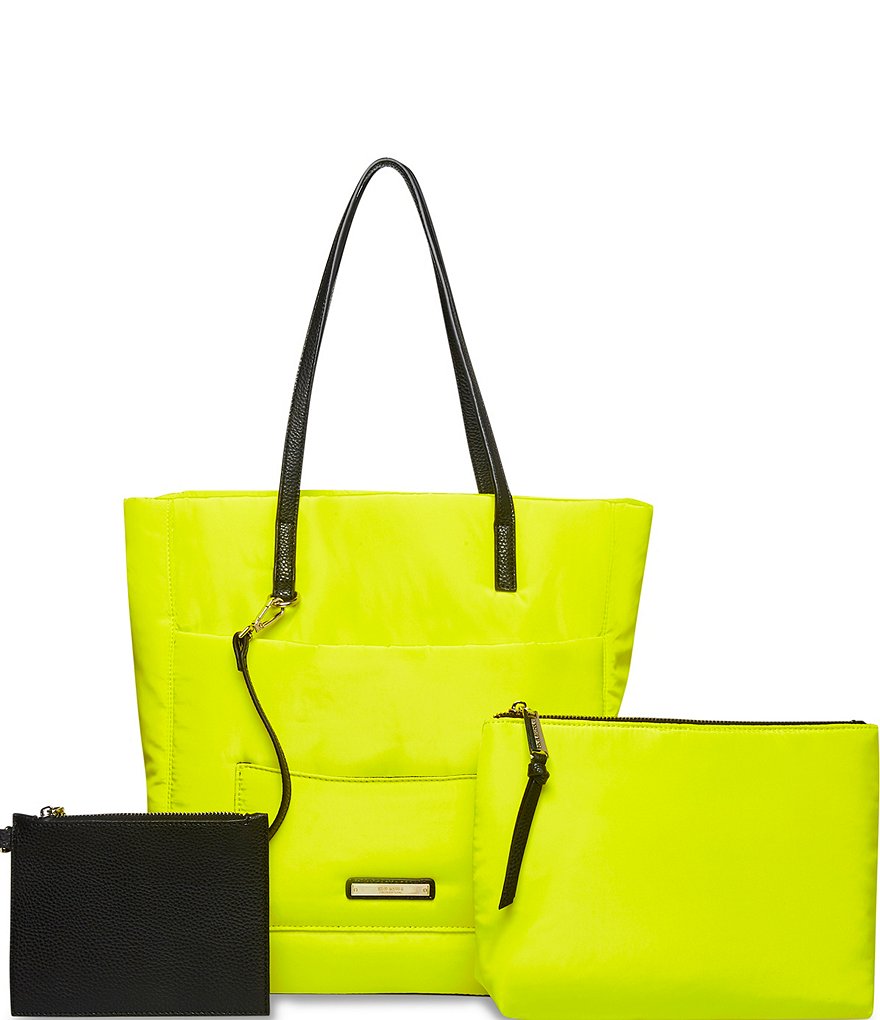 Steve Madden Multi Pouch Nylon Tote Bag