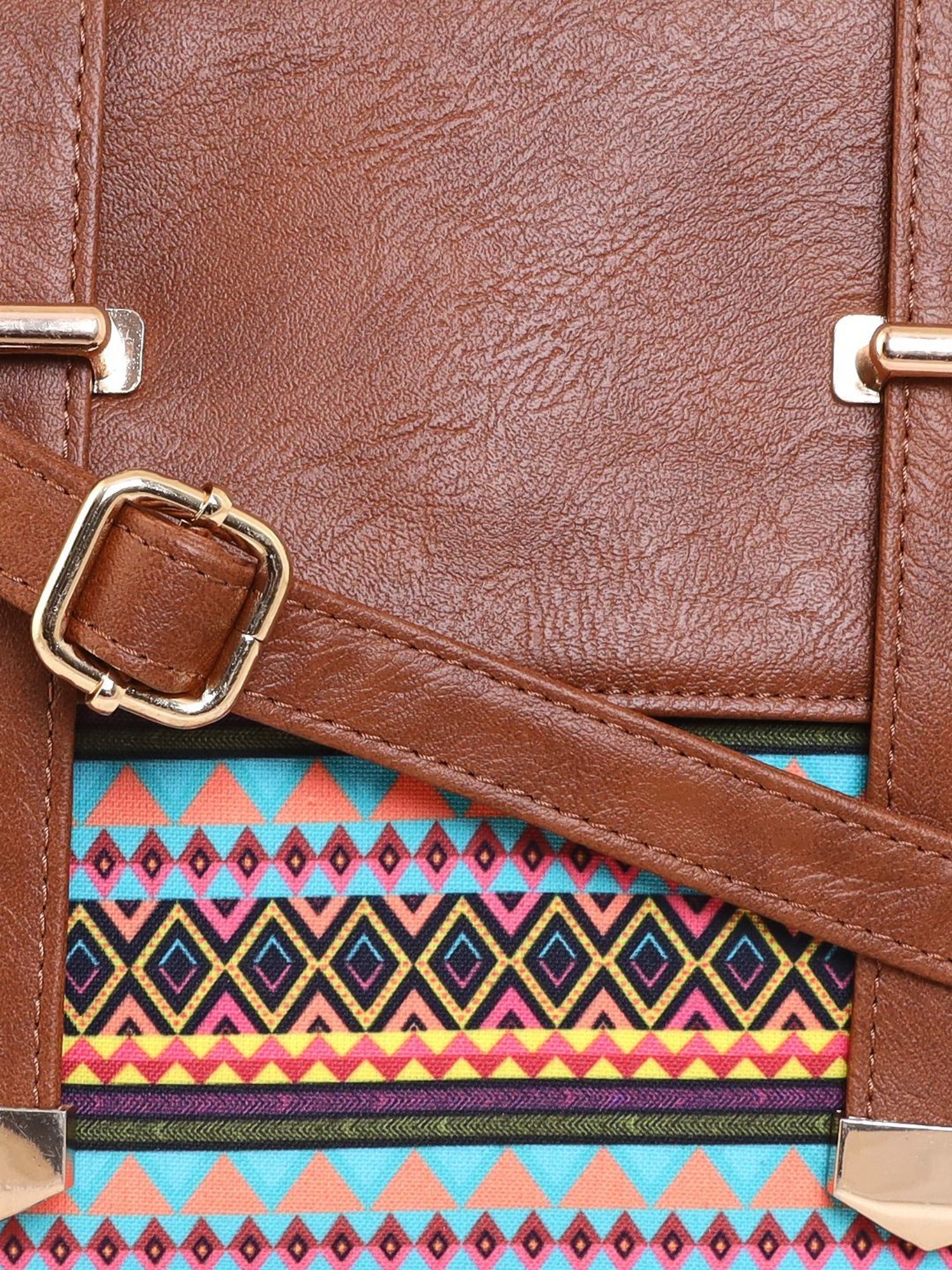 Sabhyata Multicolor Printed Medium Cross Body Bag