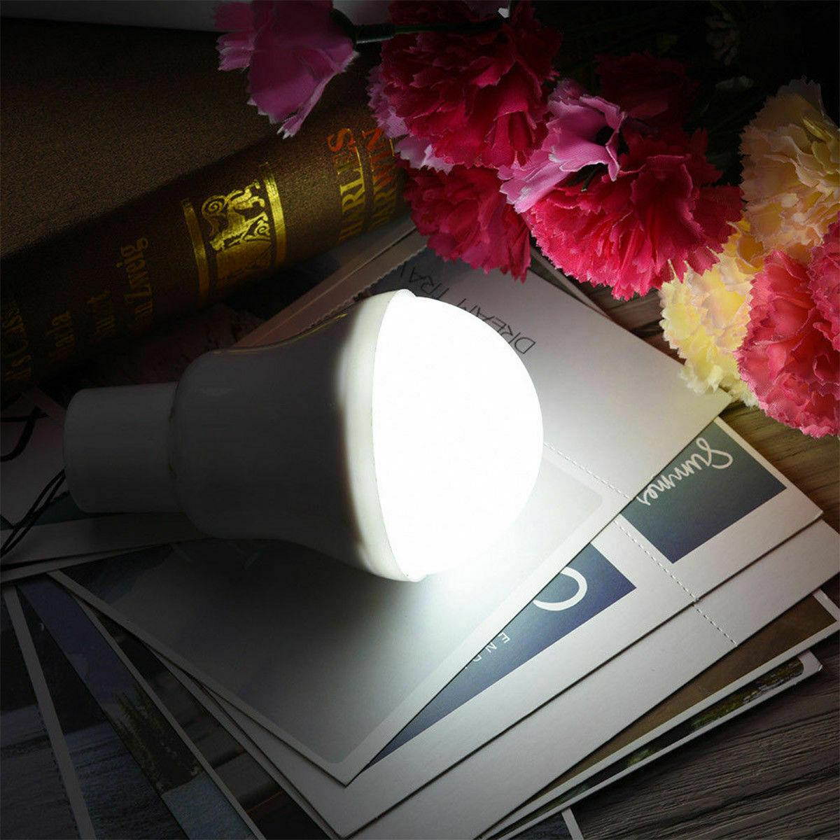 Portable Bulb Outdoor Indoor Solar Powered Panel LED Lighting System Lights 15W