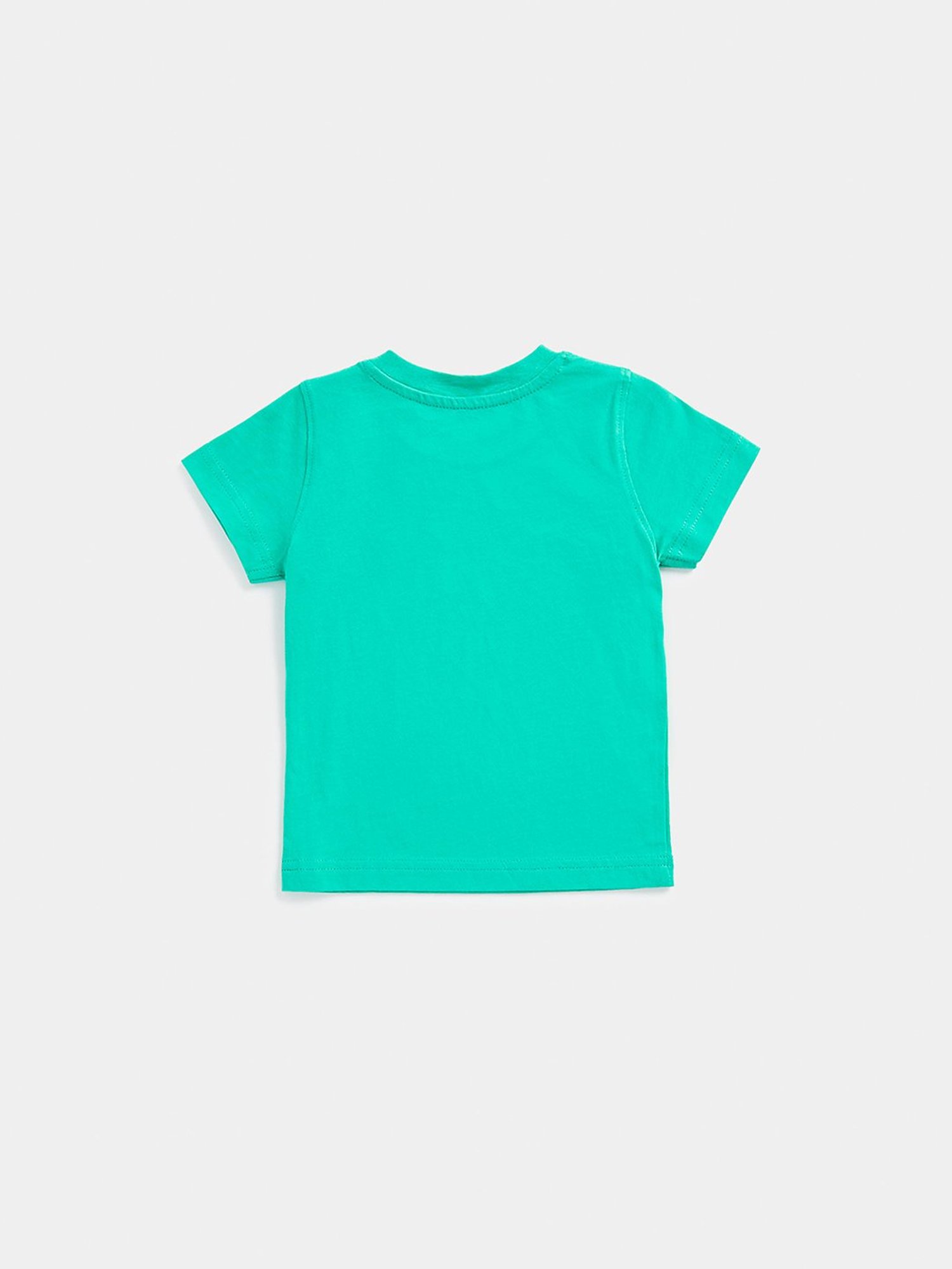 Ed-a-Mamma Baby Green Printed T-Shirt