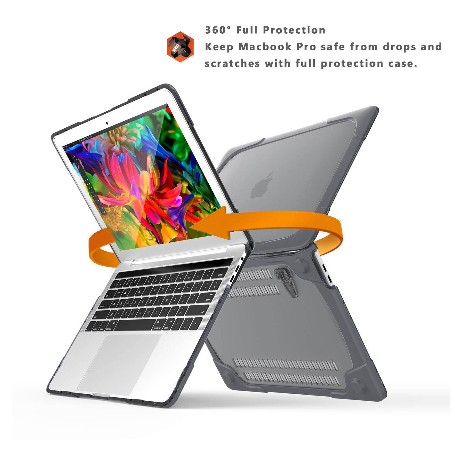 For Macbook Pro 15 Retina Case Werleo Heavy Duty Hard Case Protective Cover for Apple Macbook Pro 15.4" with Retina Display Compatible with A1398 2012-2015 Release