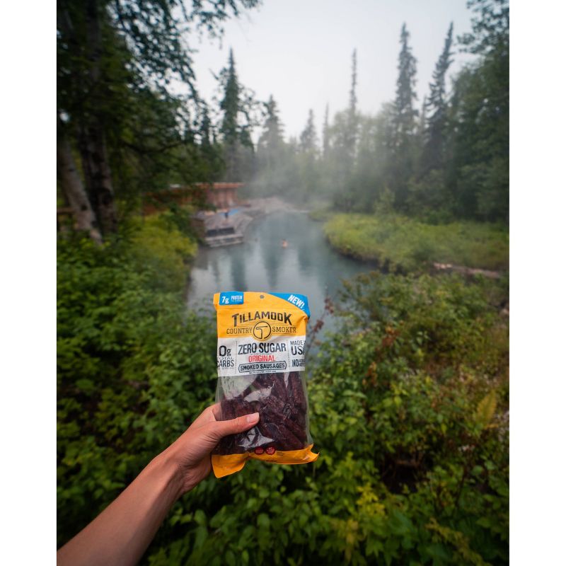 Tillamook Zero Sugar Original Smoked Sausages in a Bag - 10oz