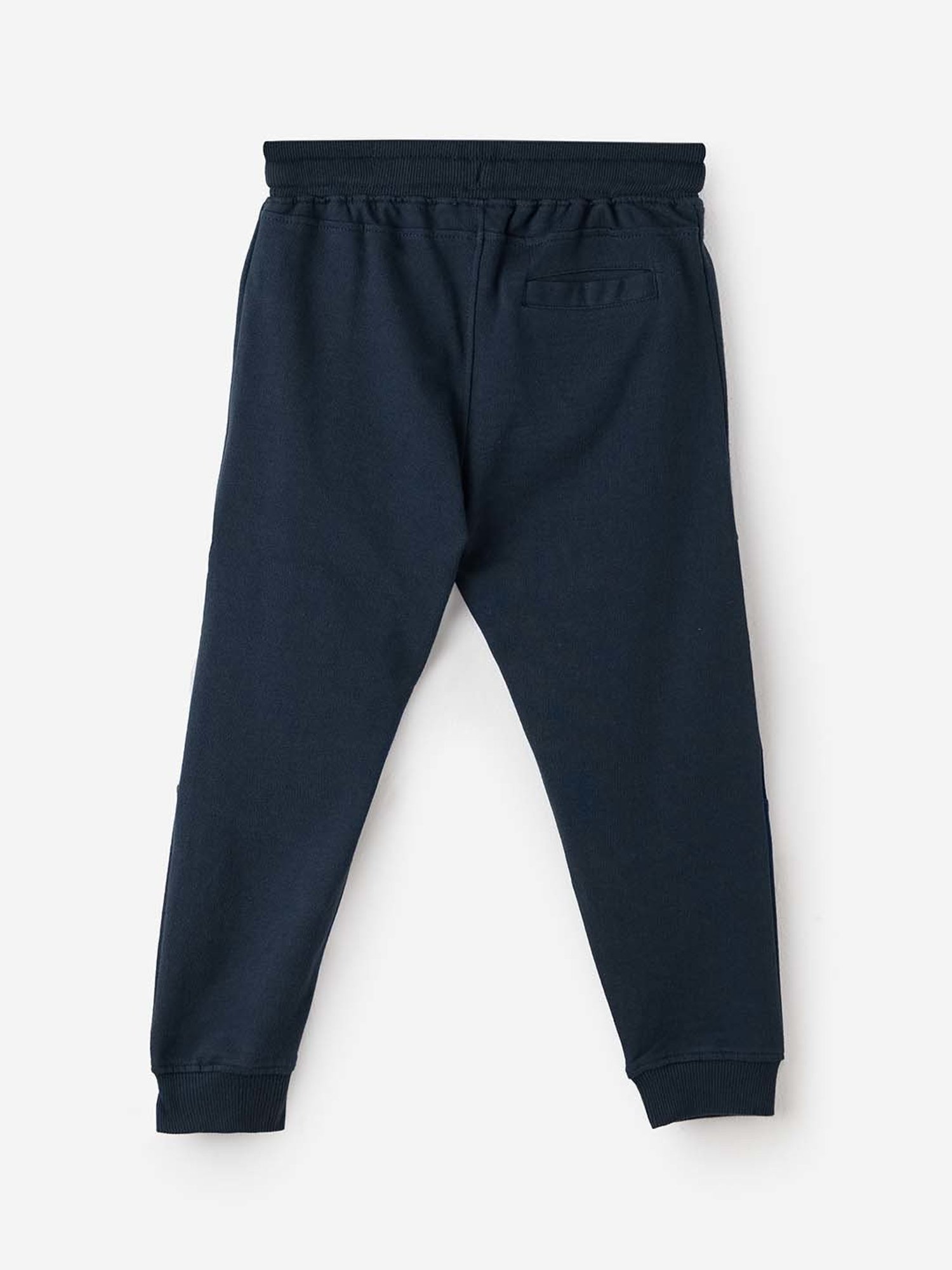 The Souled Store Kids Navy Cotton Printed Joggers