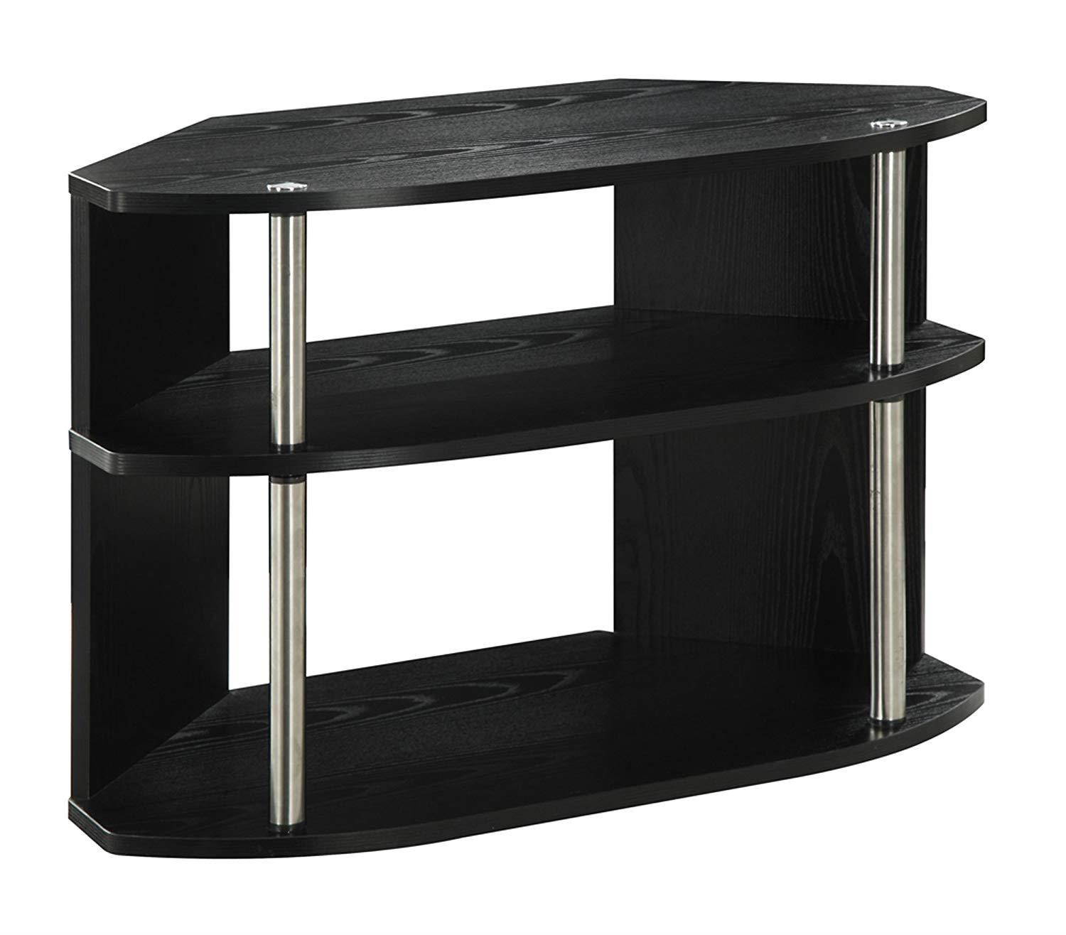 Convenience Concepts Designs2Go Swivel TV Stand, Black