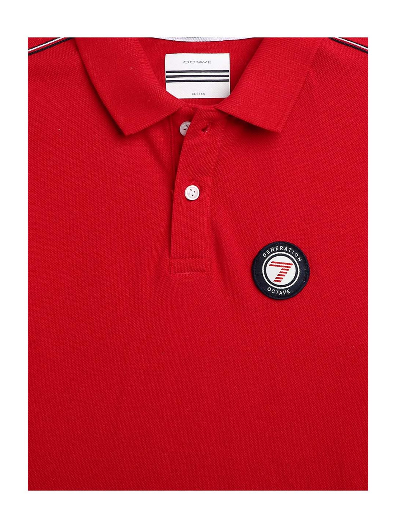 Octave Kids Brick Cotton Polo T-Shirt