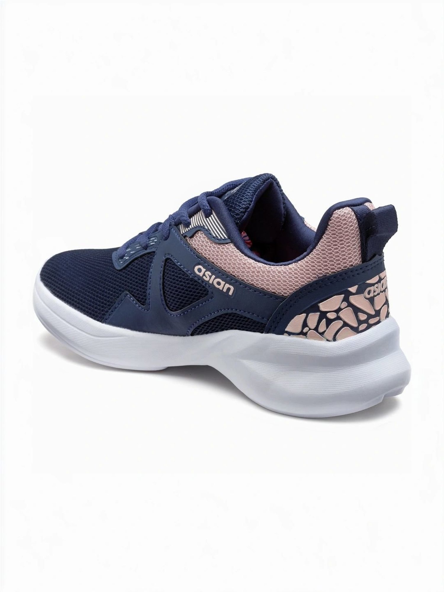 Asian Women's Navy Running Shoes