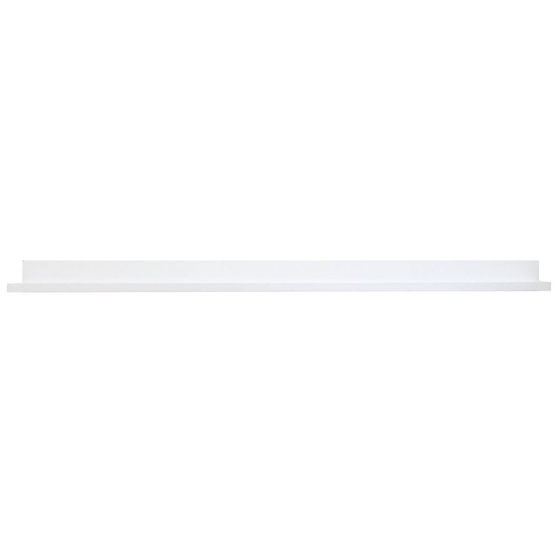 48" x 4.5" Picture Ledge Shelf White - InPlace