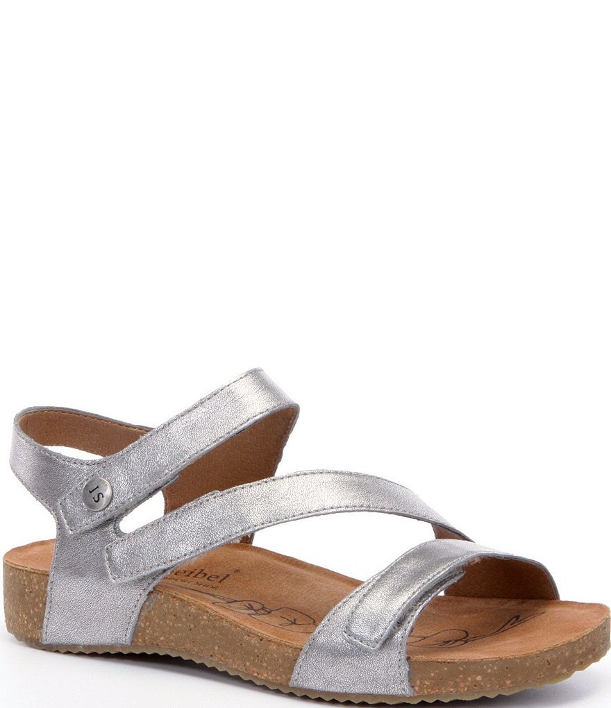Josef Seibel Tonga 25 Leather Wedge Sandals
