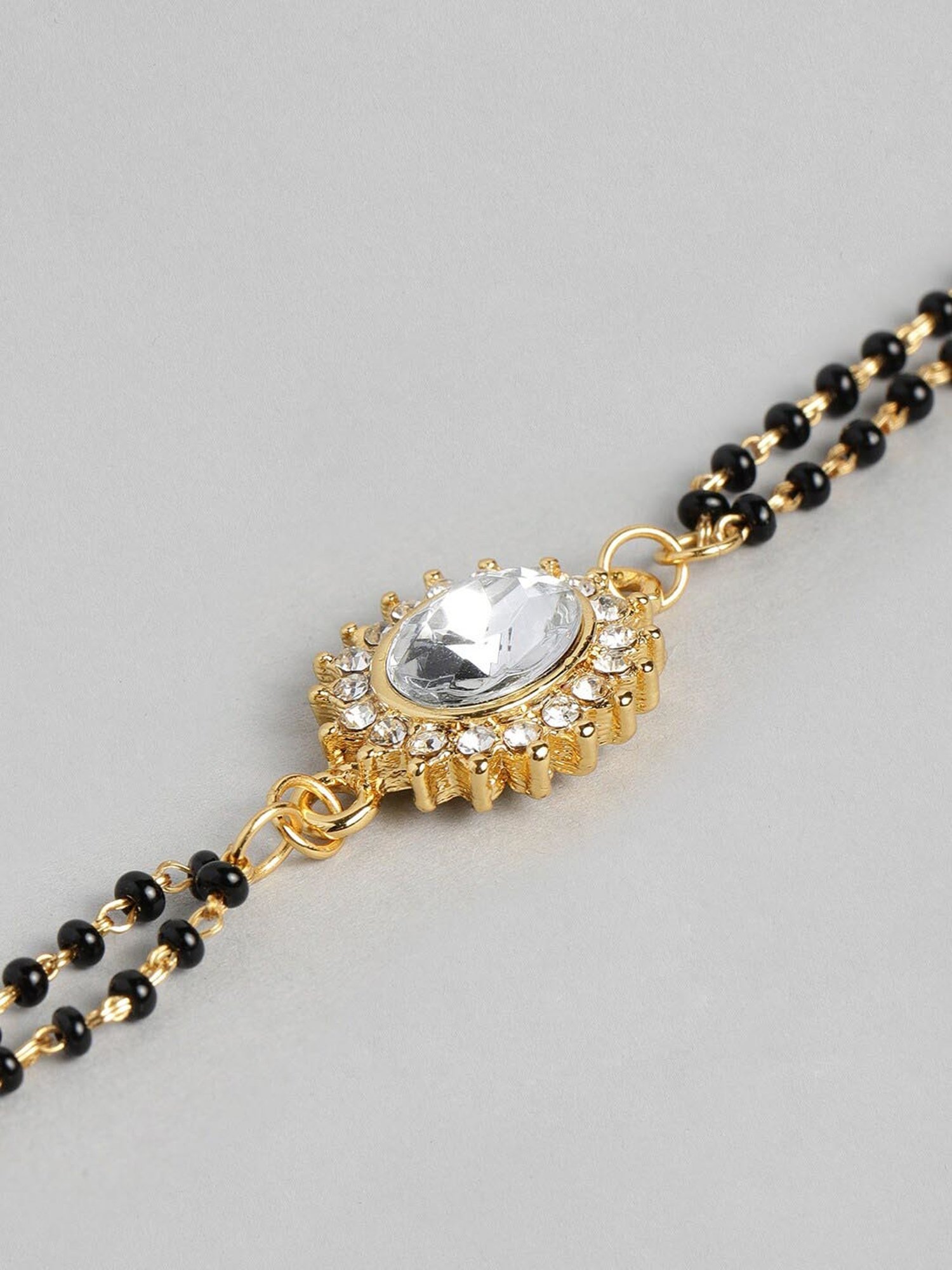 Estele Gold-Plated Mangalsutra Bracelet for Women