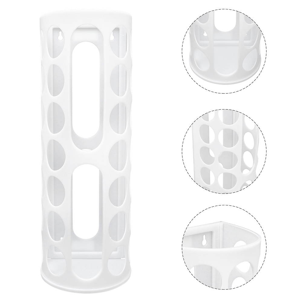 2Pcs 14-holes Wall Mounted Adhesive Craft Room Organizer Vinyl Roll Holder Vinyl Roll Rack