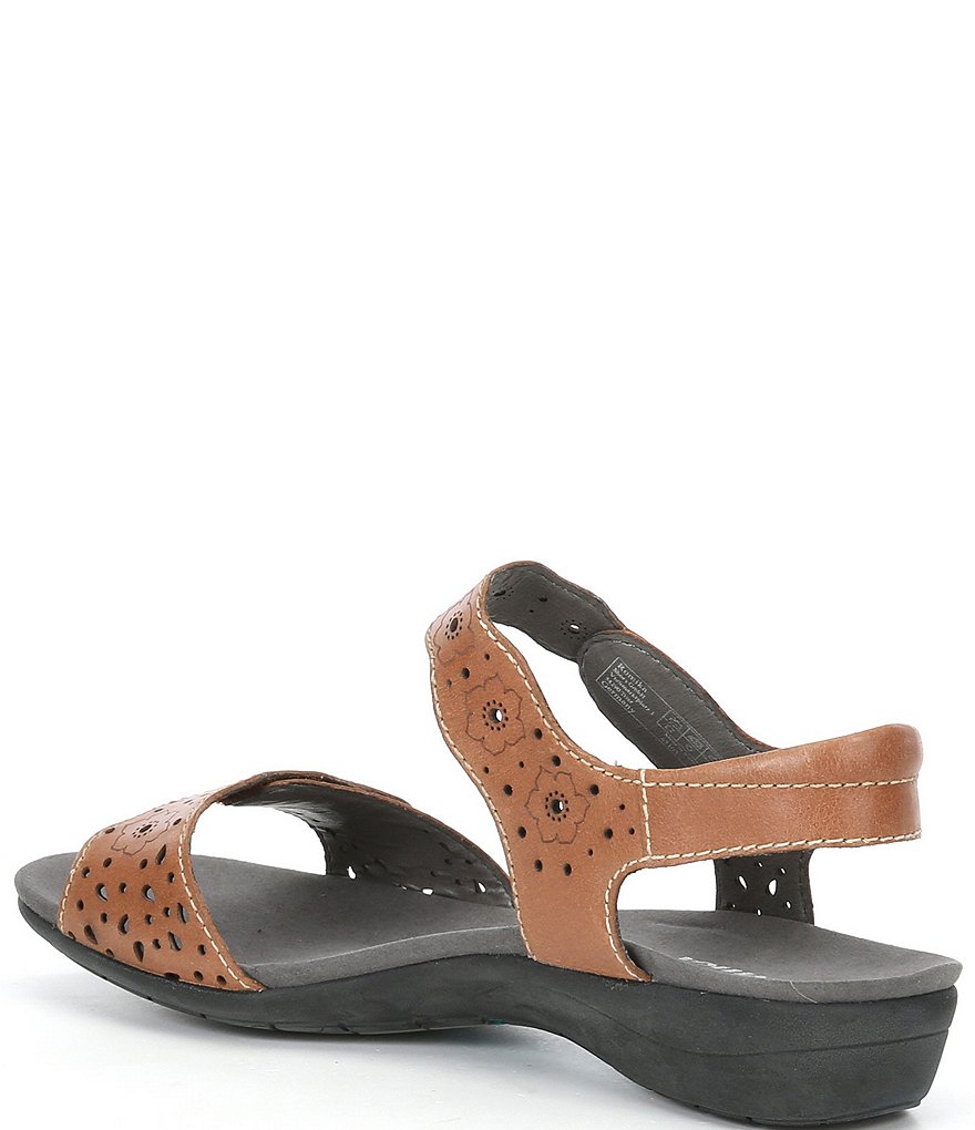 Romika Tahiti03 Leather Laser Cut Detail Sandals