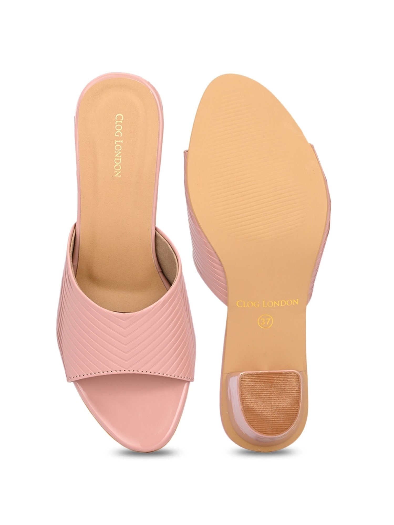 Clog London Women's Pink Casual Sandals