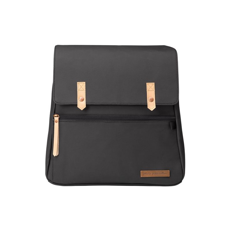 Petunia Pickle Bottom Meta Diaper Bag - Black Matte Canvas