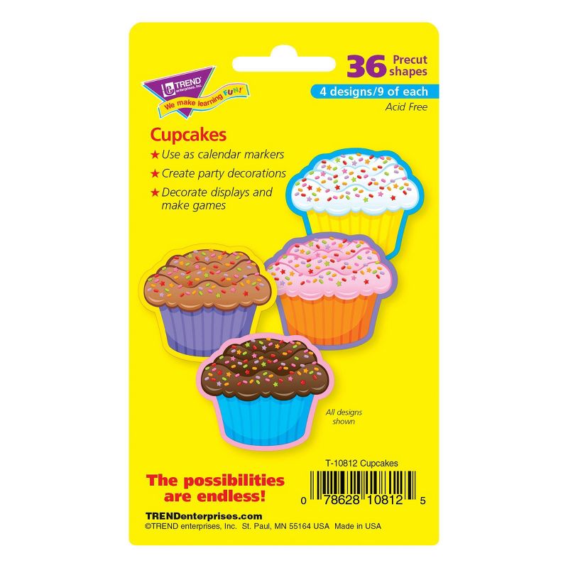 6pk 36 per Pack Cupcakes Mini Accents - TREND