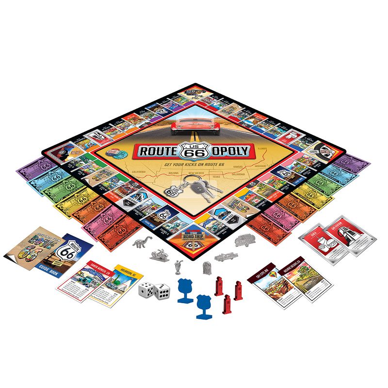 MasterPieces Route 66 Opoly Board Game