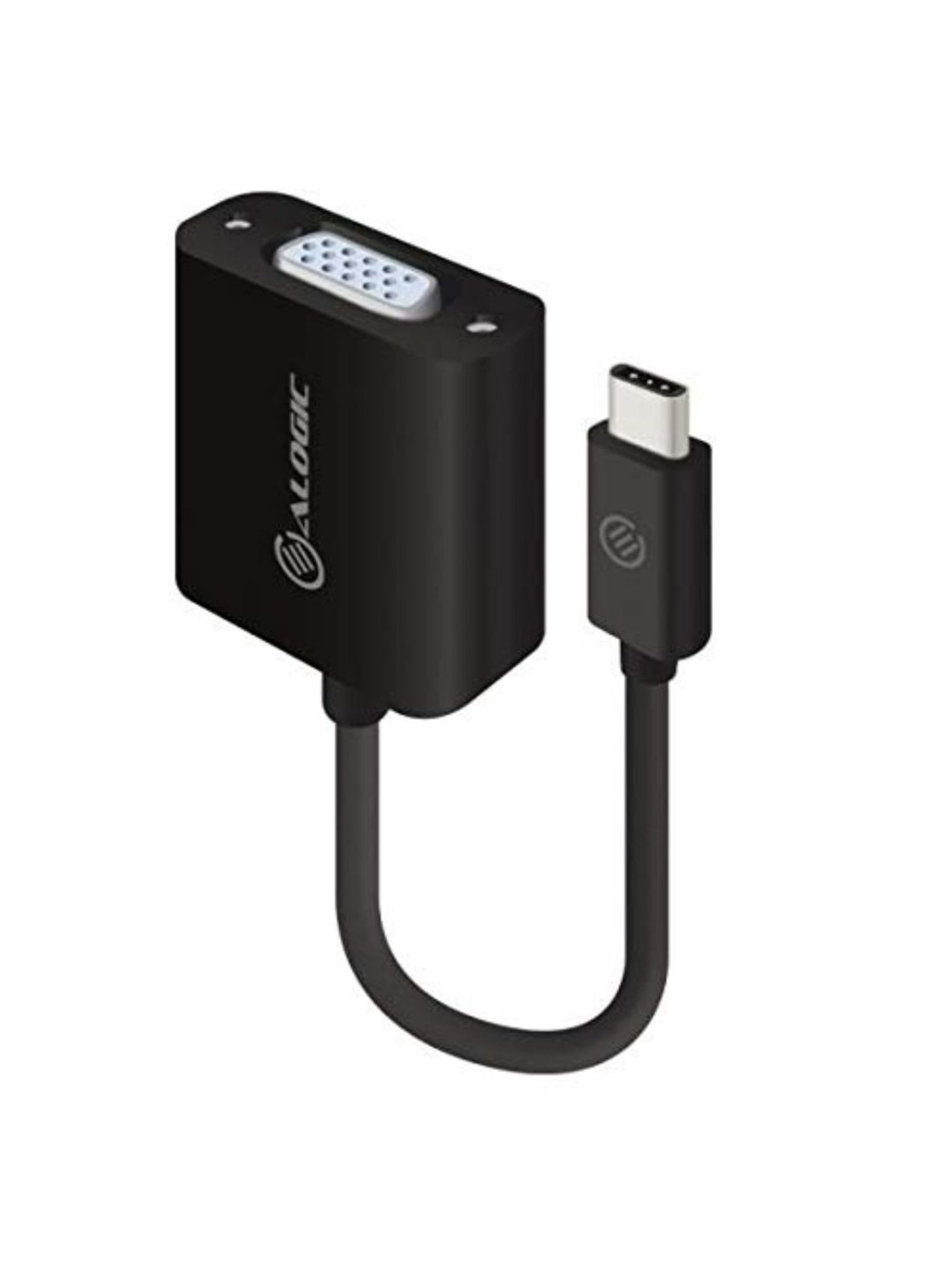 Alogic 15cm USB-C to VGA Adapter (Black)