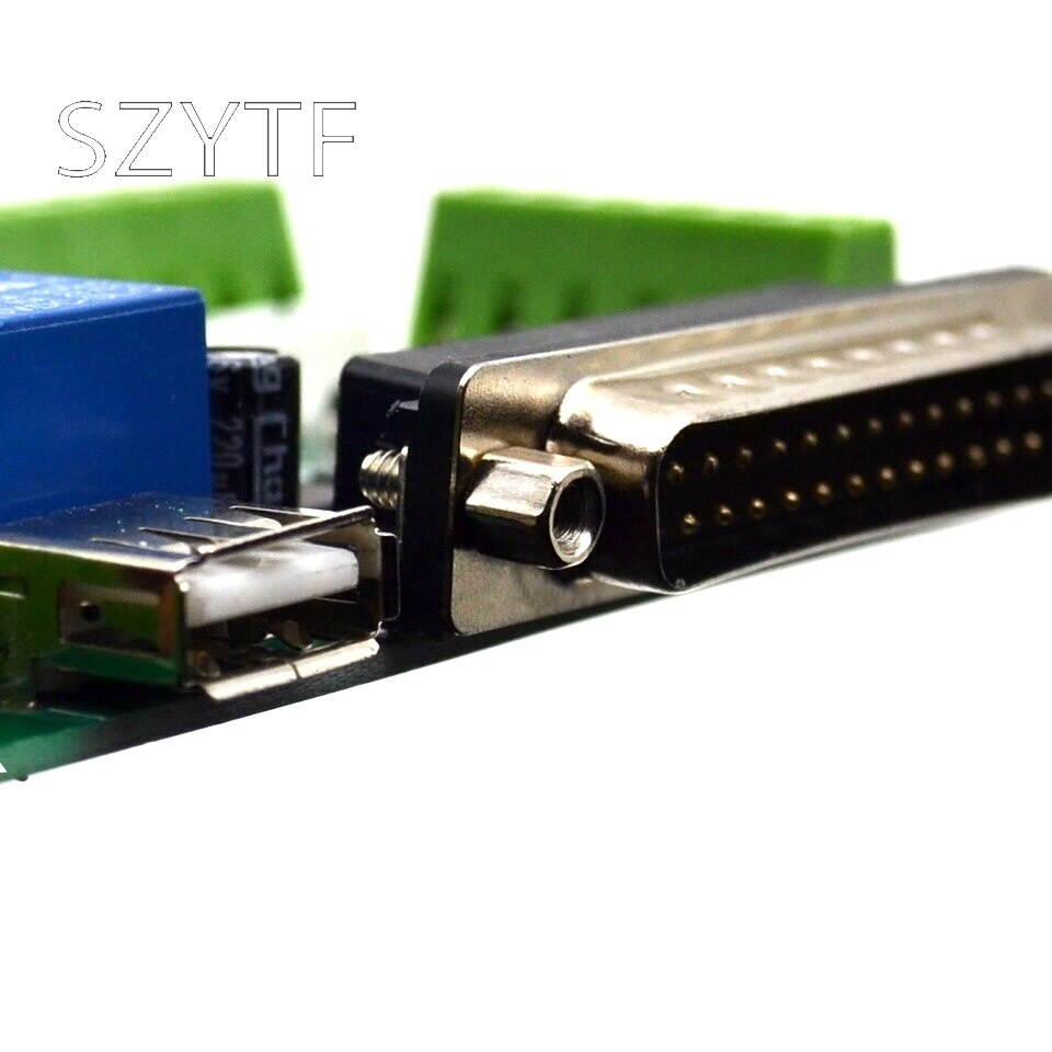 MACH3 engraving machine interface board 5 axis stepper motor driver with opto-isolated interface board cnc