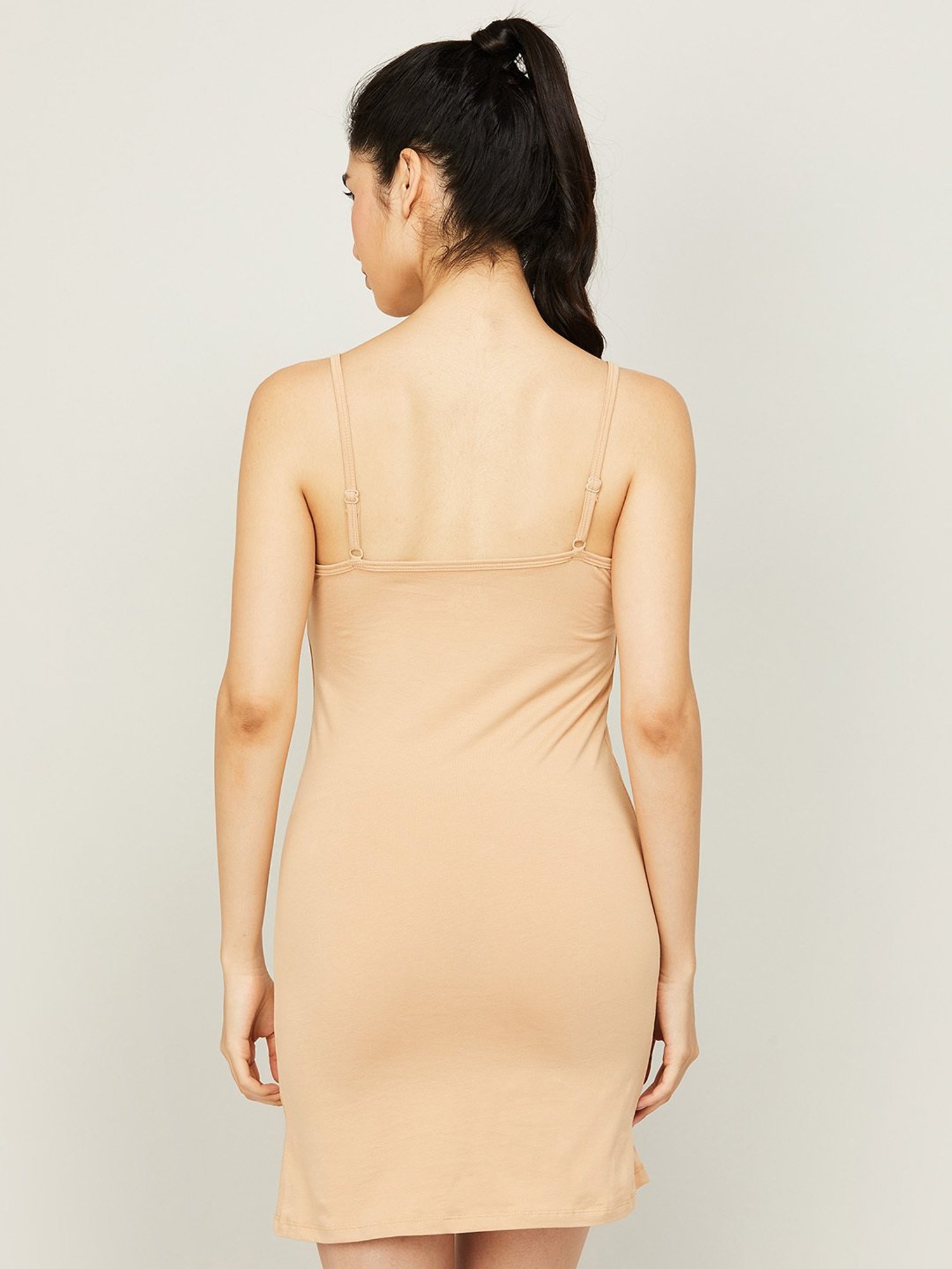 Ginger by Lifestyle Beige Full Coverage Camisole