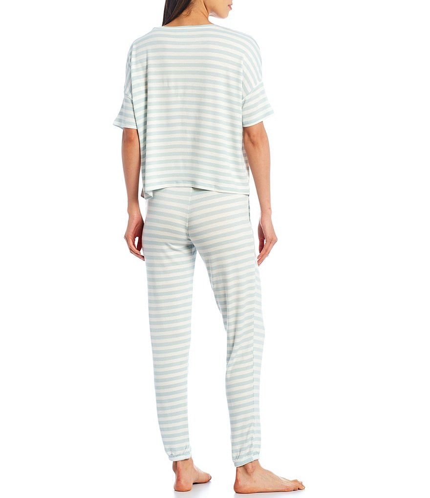 Honeydew Intimates Striped French Terry Coordinating Lounge Set