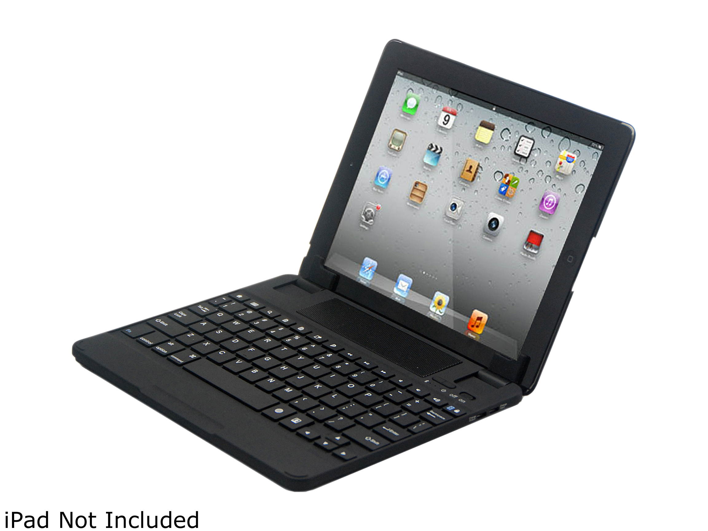 Fuji Labs Black Multifunction iPad Bluetooth Keyboard