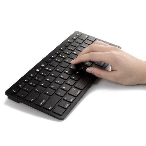 SPARIN iPad Bluetooth Wireless Keyboard for iPad Pro 9.7/ 12.9/ 10.5, New iPad 9.7, iPad Air/ Air 2, iPad Mini 4/ 3/ 2/ 1, iPhone 8/ 8 Plus/ 7 Plus/ 7/ 6s Plus /6s, etc, for Apple, Black