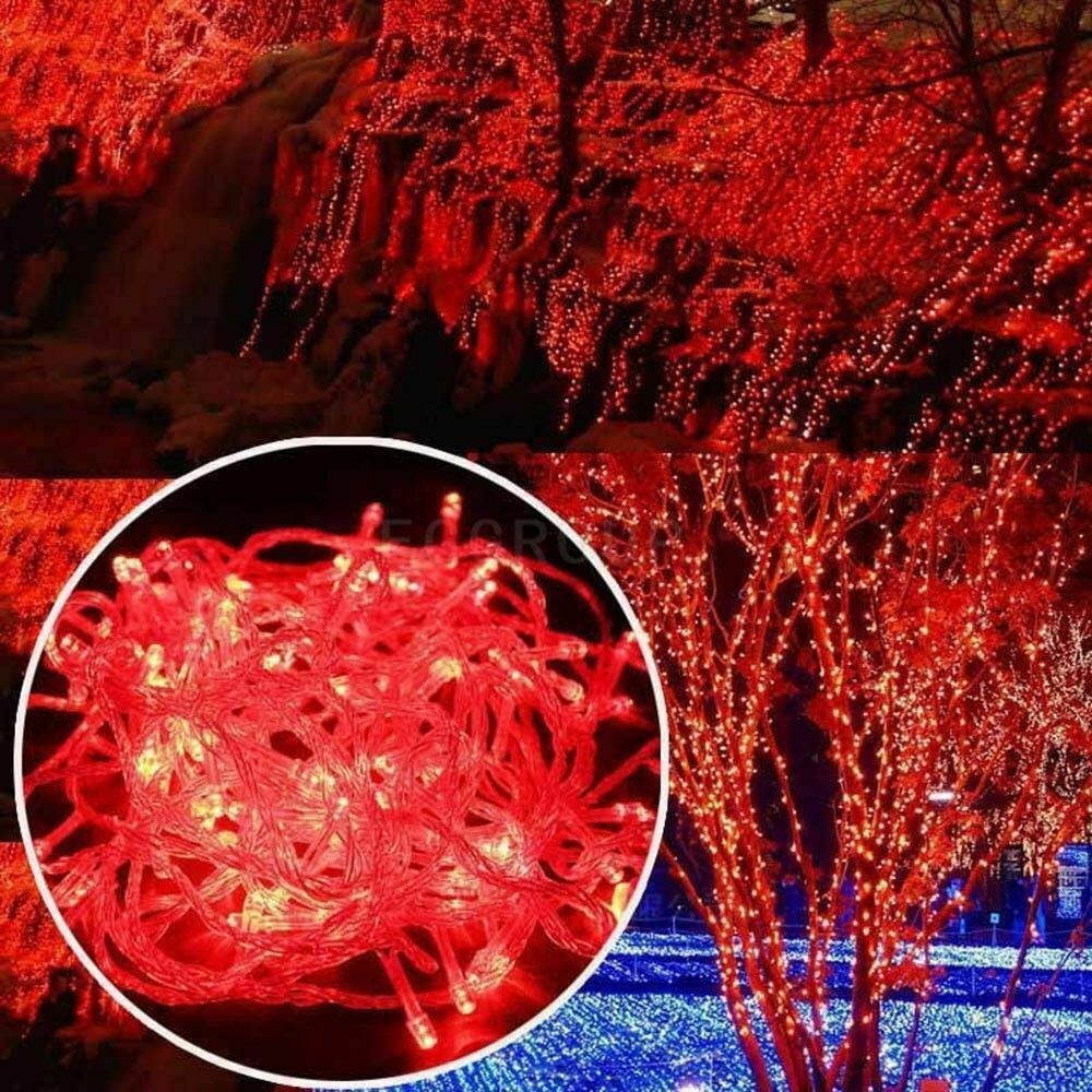 100 LED 10M Tree Fairy String Party Lights Waterproof Color Lamp
